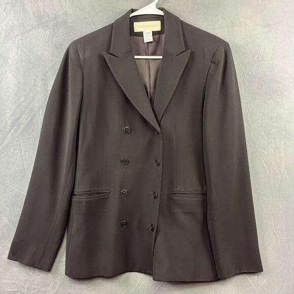 Vintage Jones New York Blazer Women's 8 Double Breasted USA Made Business Jacket - Picture 1 of 8